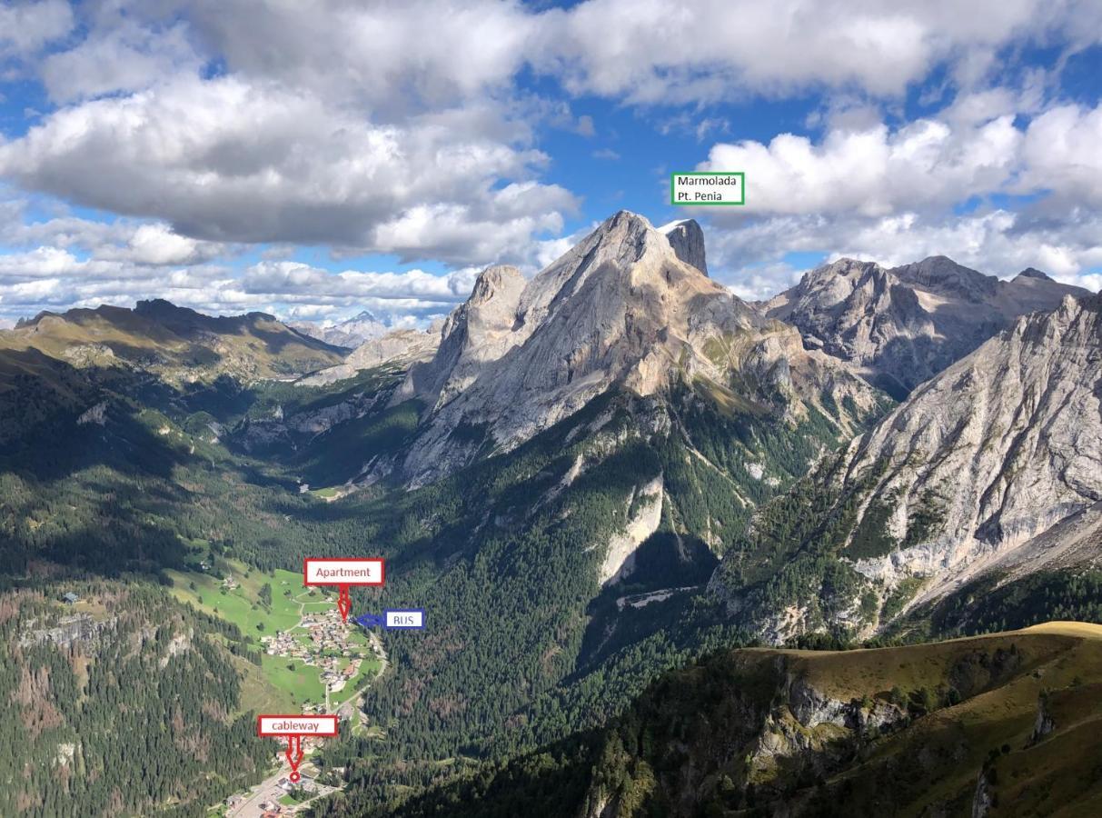 A Un Passo Dagli Impianti - Penia Di Canazei エクステリア 写真
